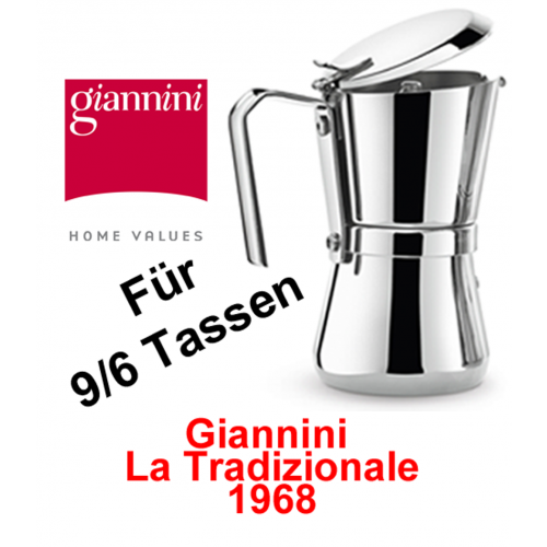 9/6 Tassen Giannini La Tradizionale Espressokocher 104 Giannina