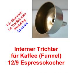 1x Trichter (Funnel) 12/9 Espressokocher Giannini