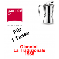1 Tasse Giannini La Tradizionale Espressokocher 101 Giannina